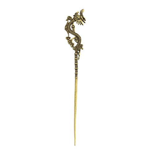Vintage Chinese Hair Sticks - Retro Copper Hair Chopsticks for Women, Antique Hairpins & Decorative Hair Accessories | Perfect for Bun, Updo & Traditional Hairstyles