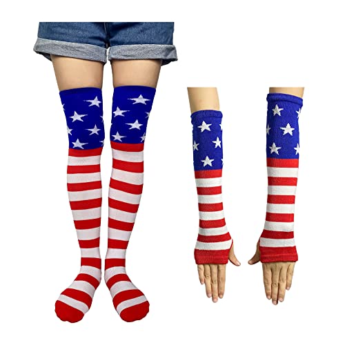 Z1 - Flag Long Socks + Gloves - Independence Day