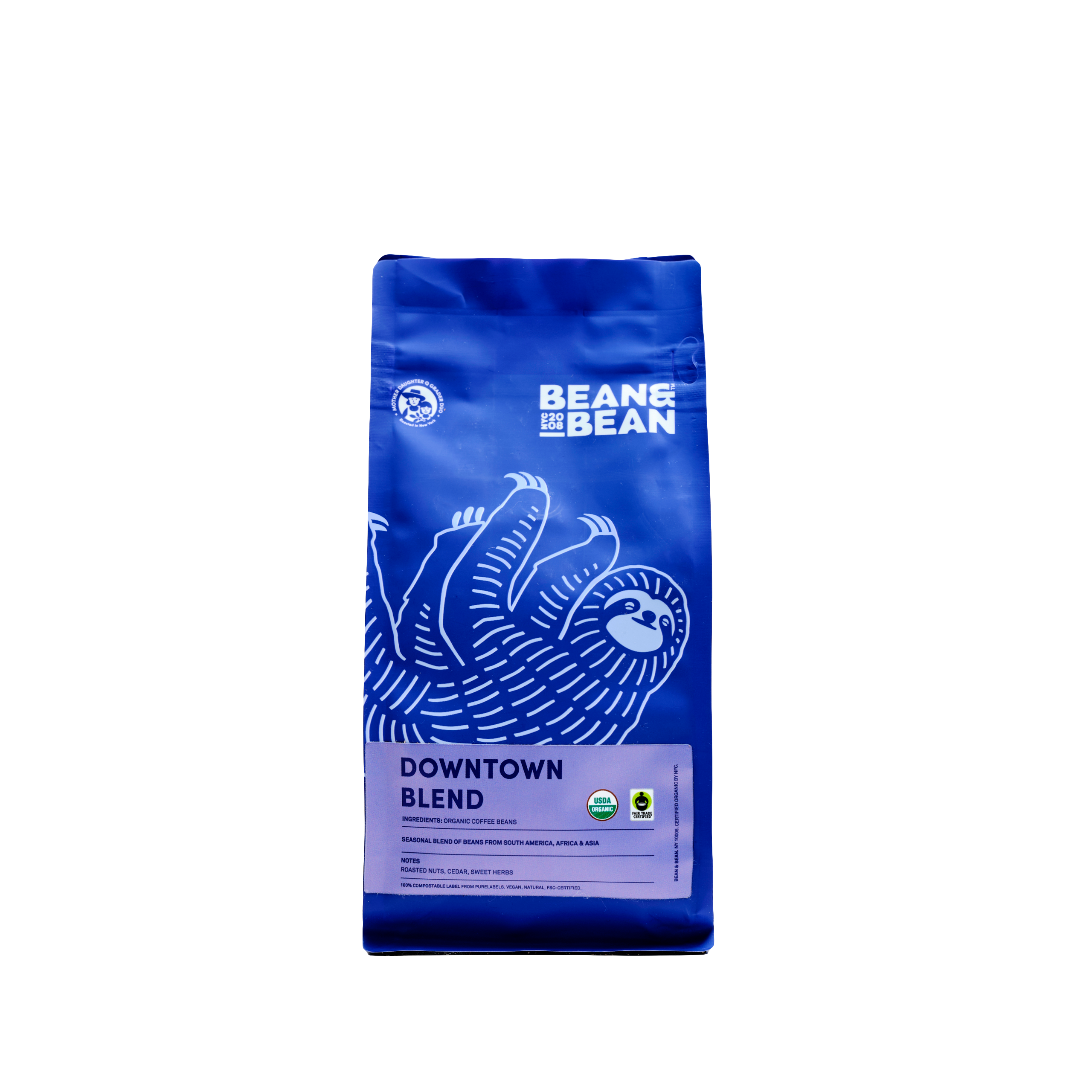 Downtown Blend Premium Coffee Beans - Rich & Smooth Flavor for Home Brewing, Office, or Gifting | Specialty Arabica Coffee for Drip, French Press & Espresso