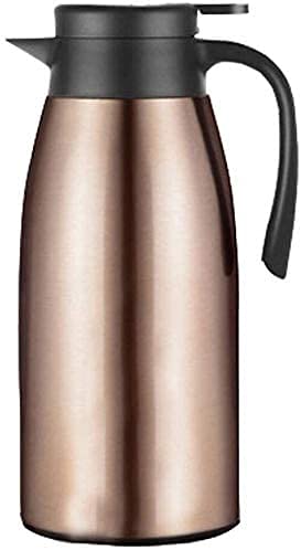 Premium Stainless Steel Vacuum Insulated Coffee Carafe - 34oz Large Capacity Thermal Carafe for Hot & Cold Beverages, Double Wall Insulation for Office, Home, Travel & Outdoor Use
