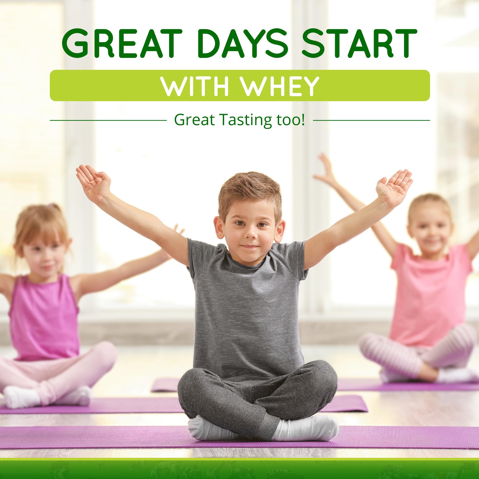 Grass-Fed Whey Protein Powder - 2.5lbs (56 Servings) | 15g Protein Per Serving | Natural Flavor | Supports Immune Vitality & Muscle Recovery | Clean Holistic Nutrition for Fitness, Weight Loss & Post-Workout Recovery