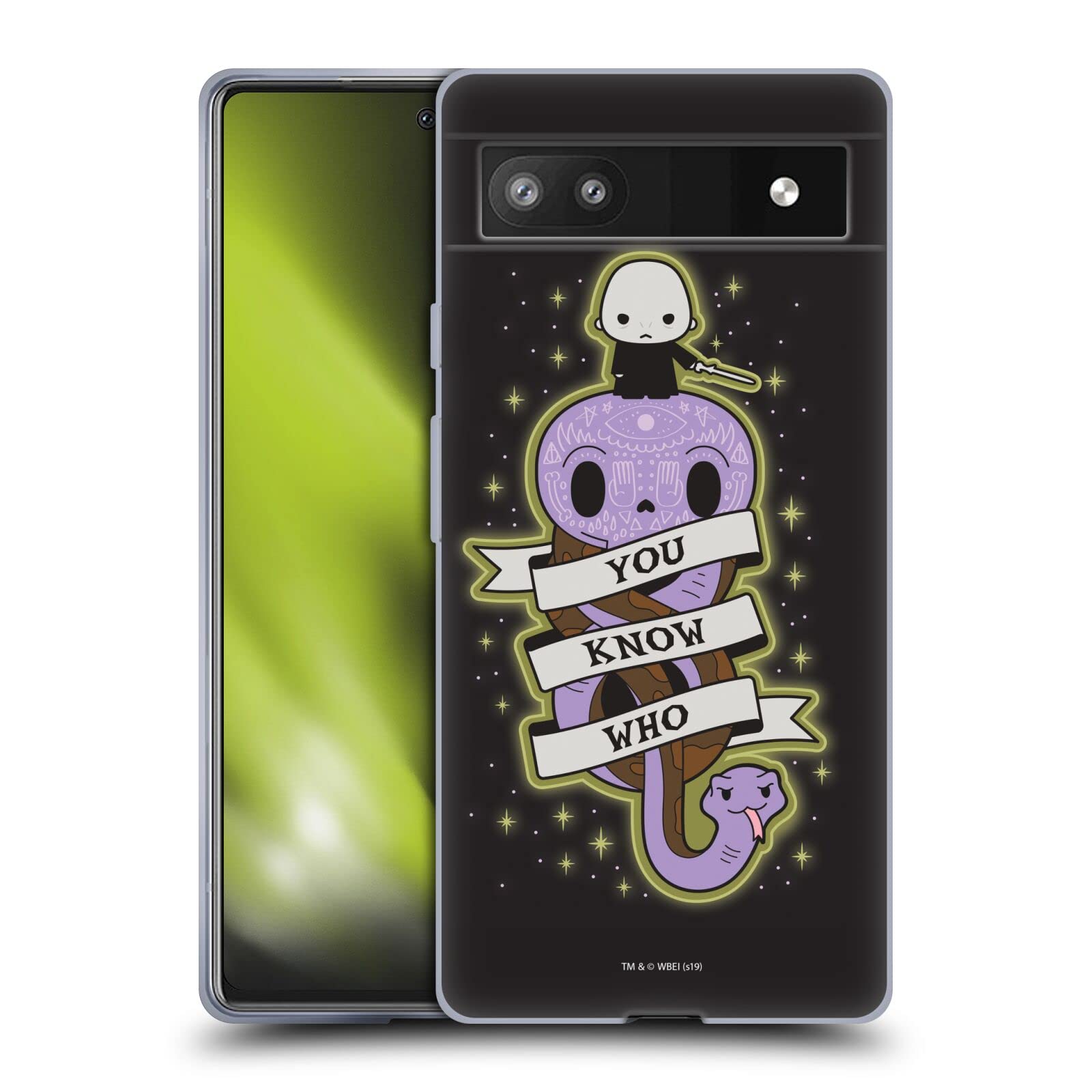 Harry Potter Voldemort Phone Case for Google Pixel 6a - Deathly Hallows Design for Fans