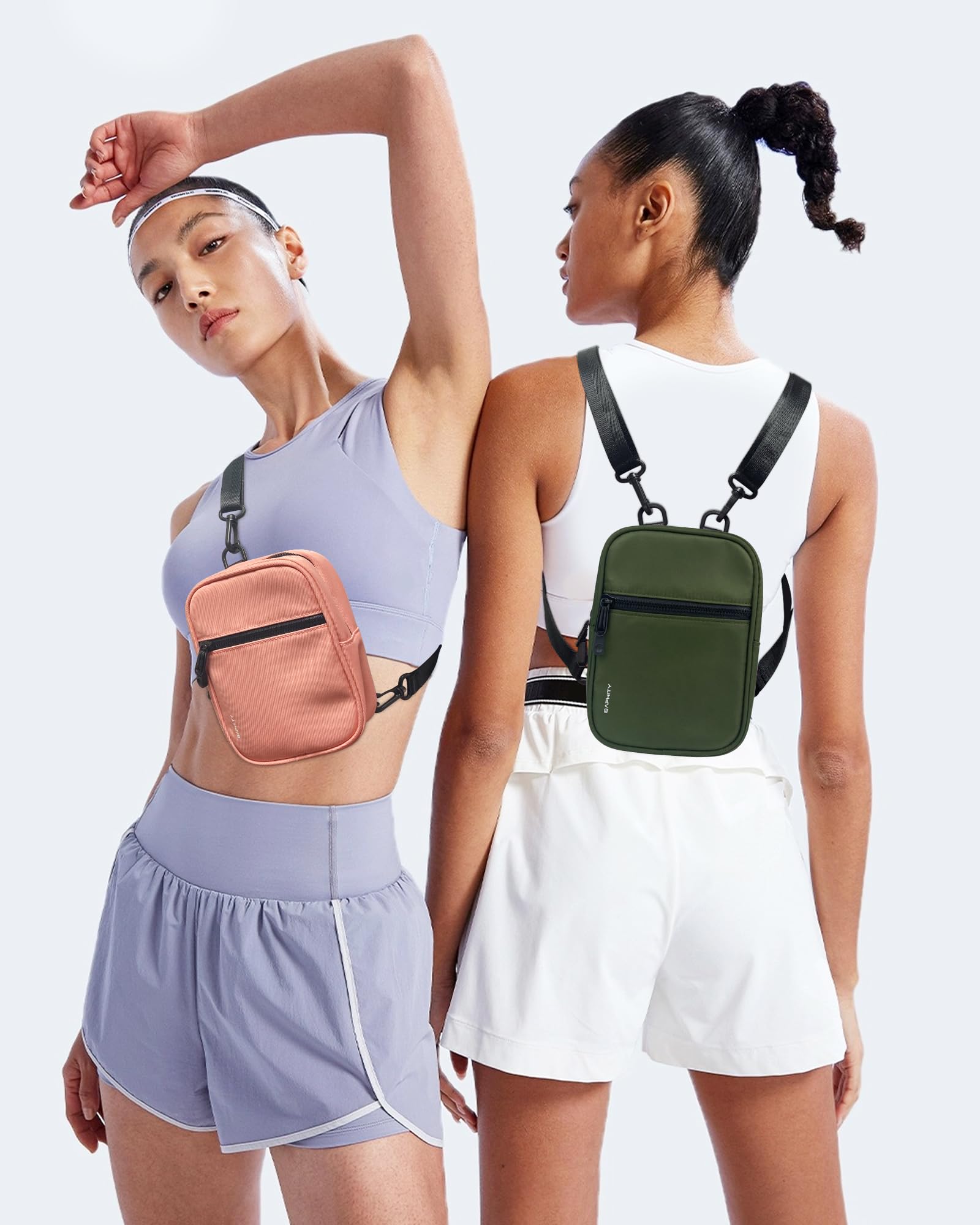 BAPHITY Women's Crossbody Sling Bag - Convertible Fanny Pack & Backpack, Trendy Multi-Position Purse for Daily Use, Travel, and Outdoor Activities