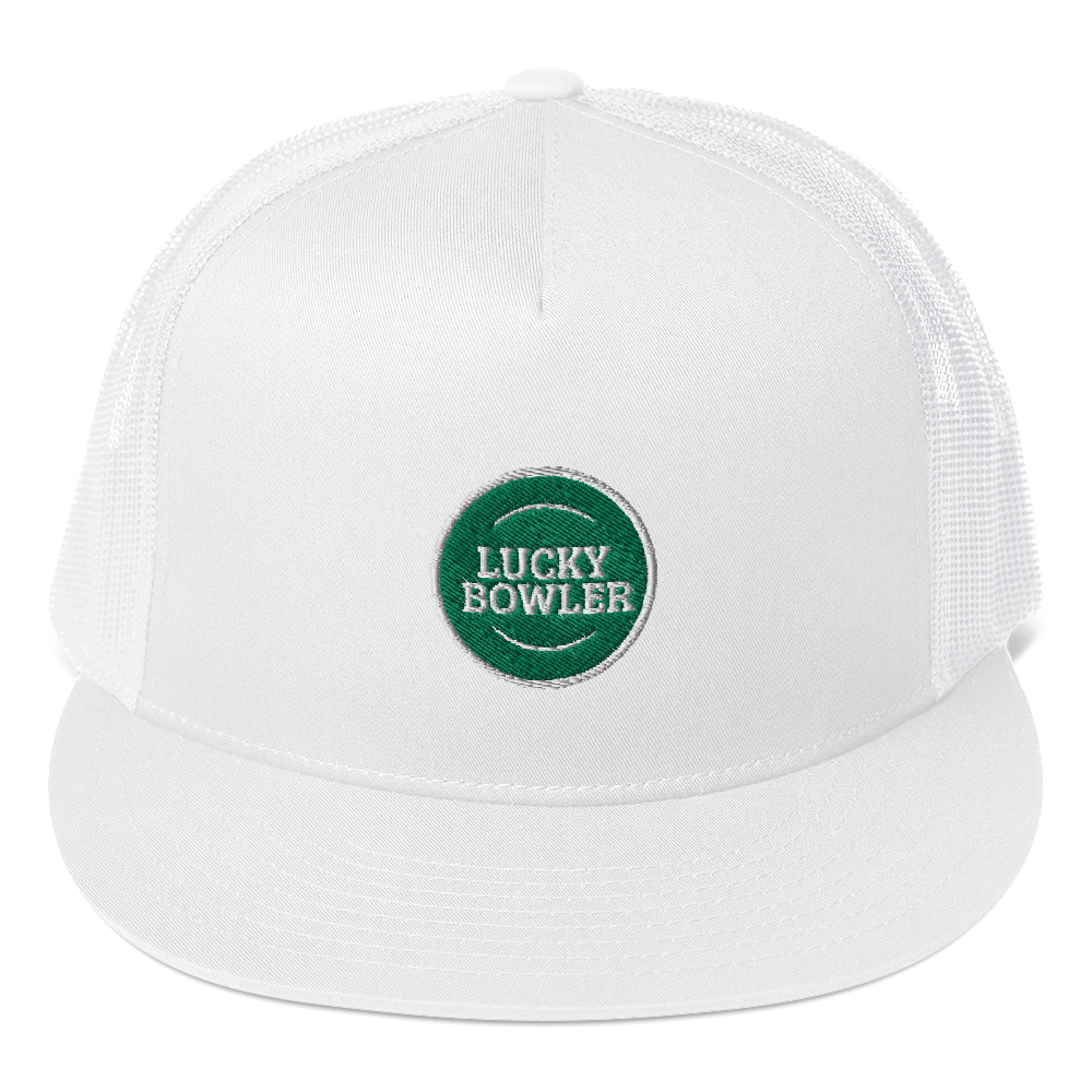 Lucky Bowler Trucker Hat - Stylish Adjustable Baseball Cap for Men & Women - Perfect for Outdoor Activities, Sports, and Casual Wear