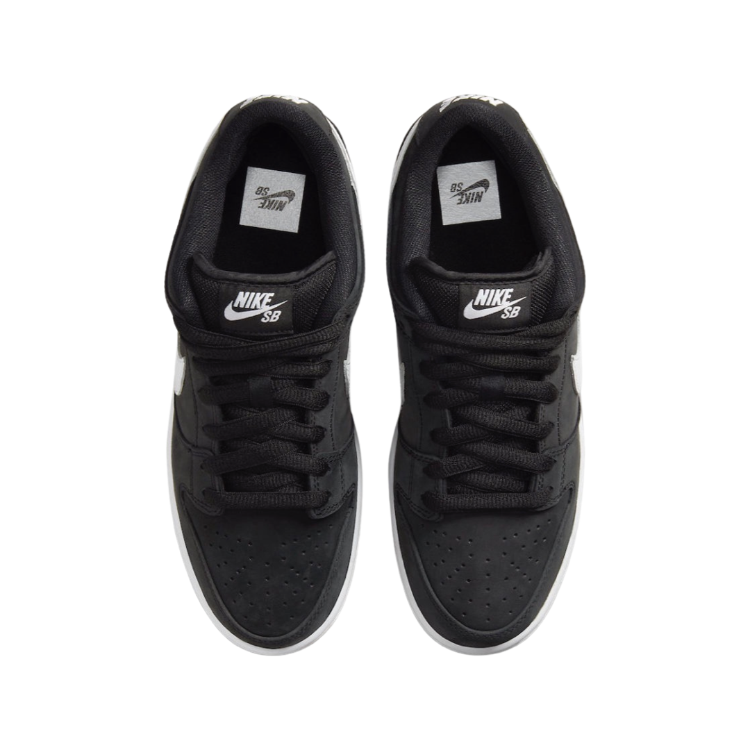 Nike SB Dunk Low Sneakers - Black Gum, Black & White - Skateboarding, Casual Wear & Street Style