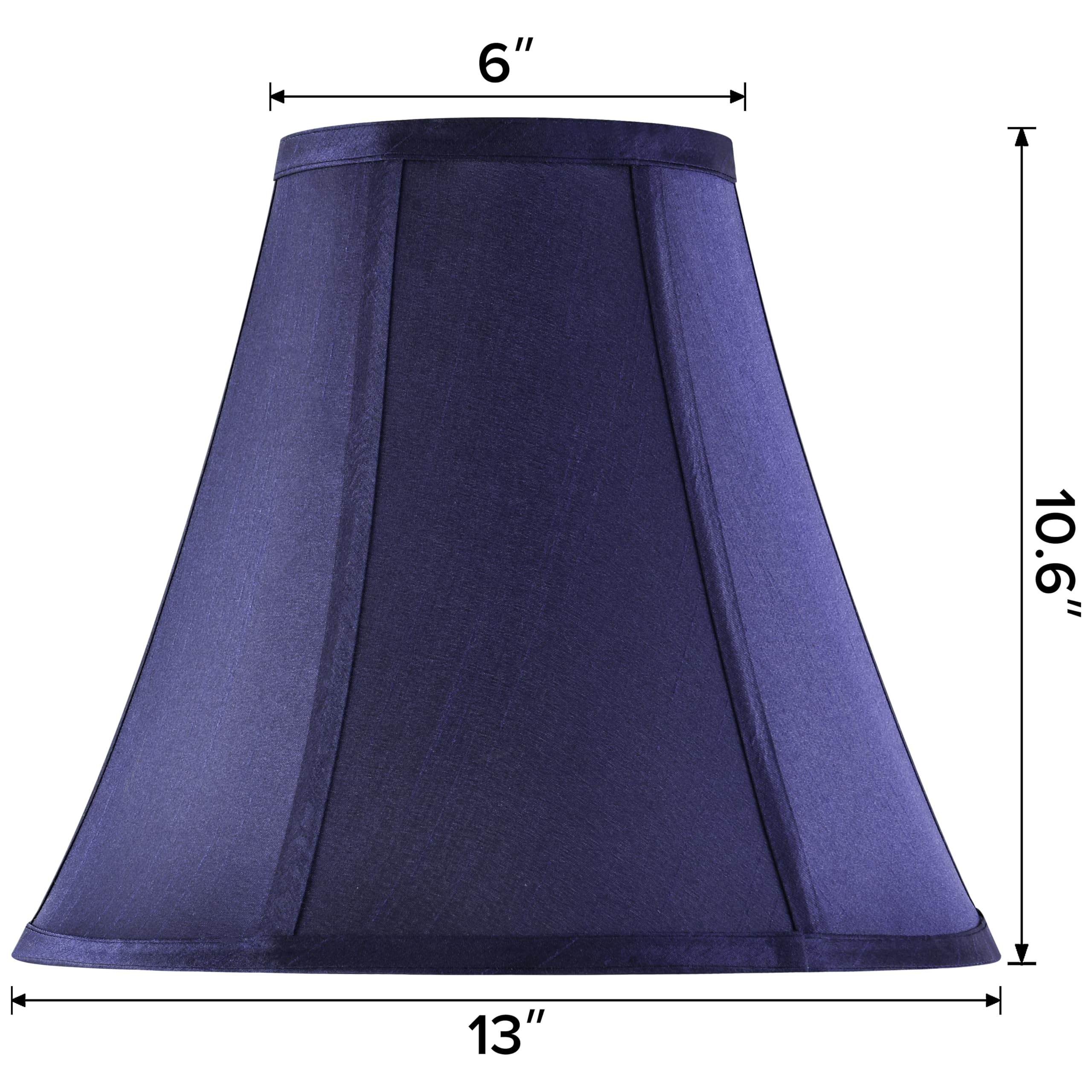 GO&SO Set of 2 Blue Bell Lamp Shades 6