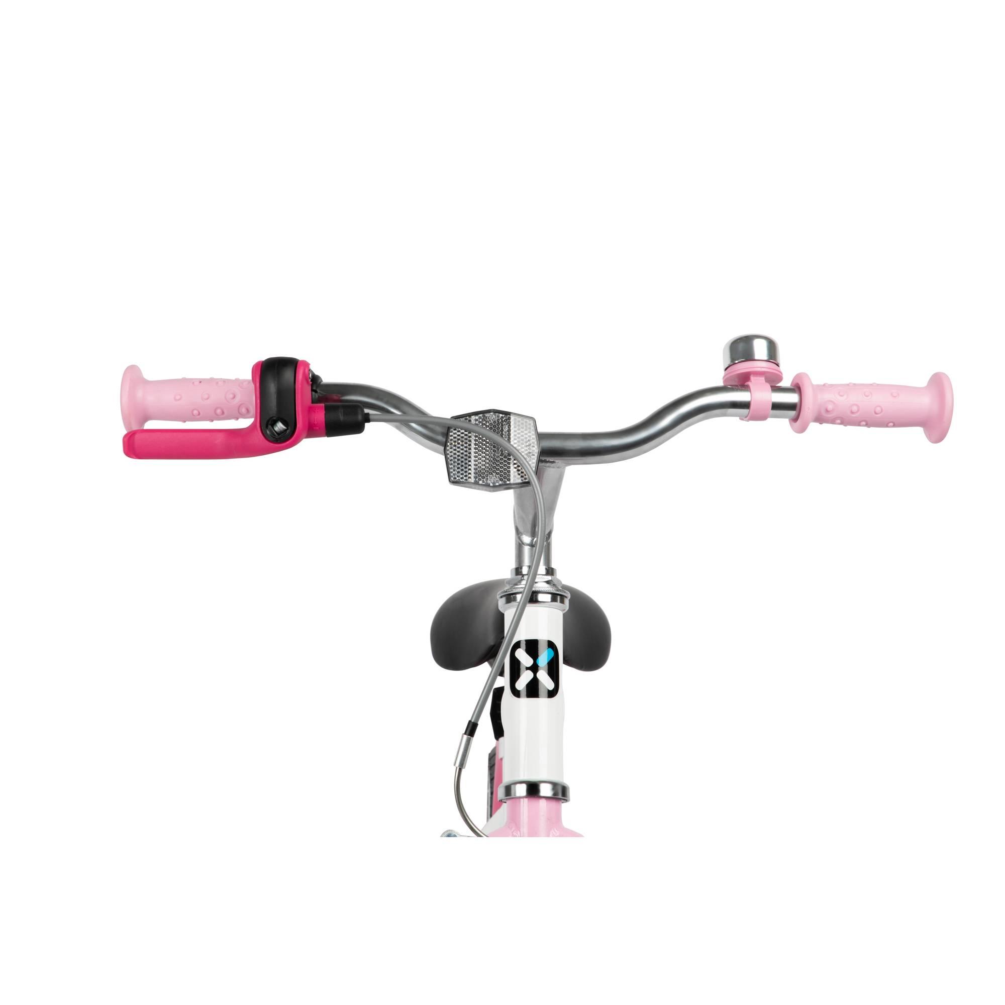 Btwin HYC500 Girls' Hybrid Bike 16 Inch for Kids Age 3-7 to 4-0 | Perfect for Neighborhood Rides, Park Adventures & Learning to Cycle