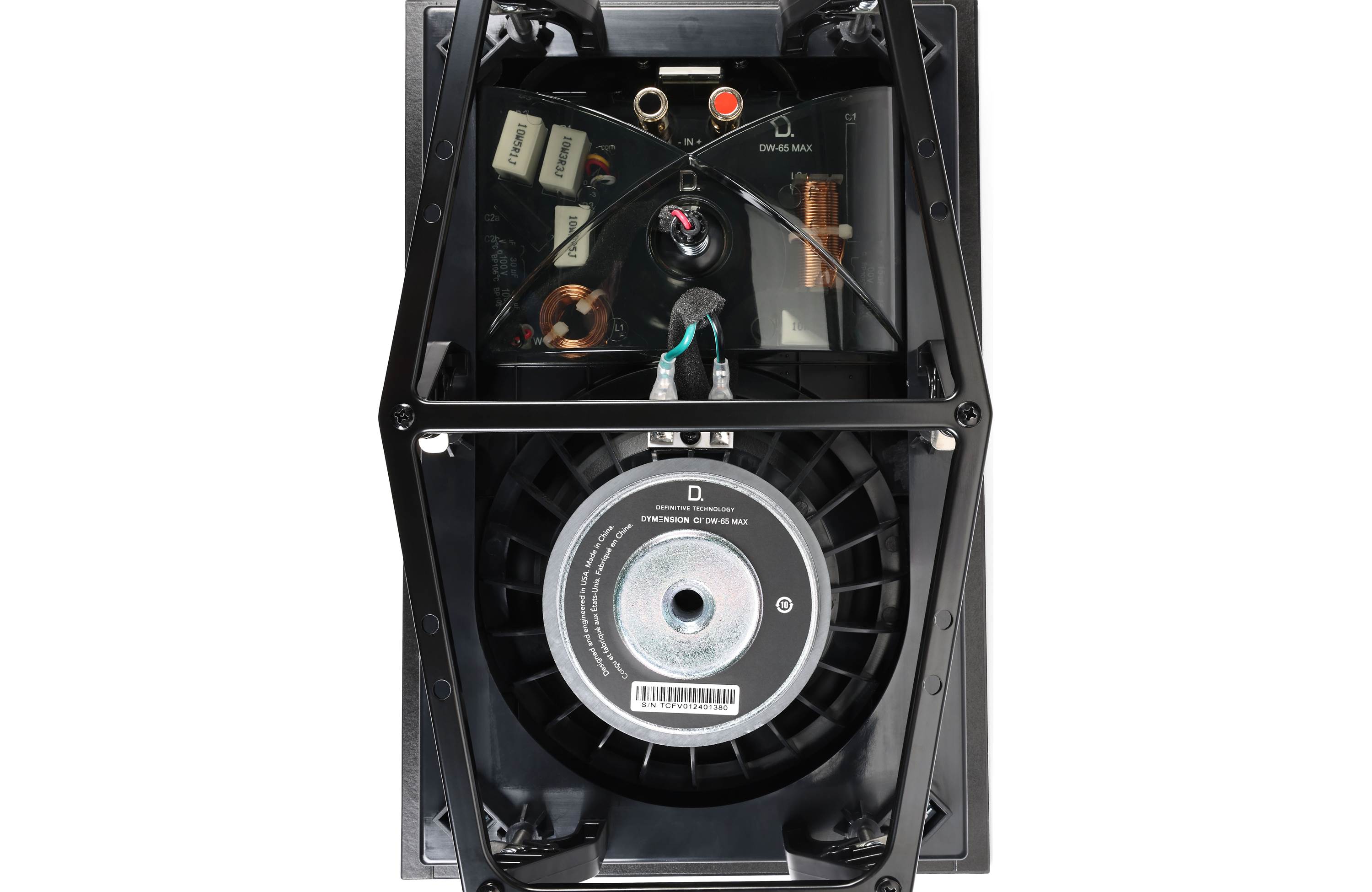 Definitive Technology Dymension DW 65 MAX 6.5 Inch In-Wall Speaker - High Performance Home Audio System for Home Theater & Surround Sound (Single Speaker)
