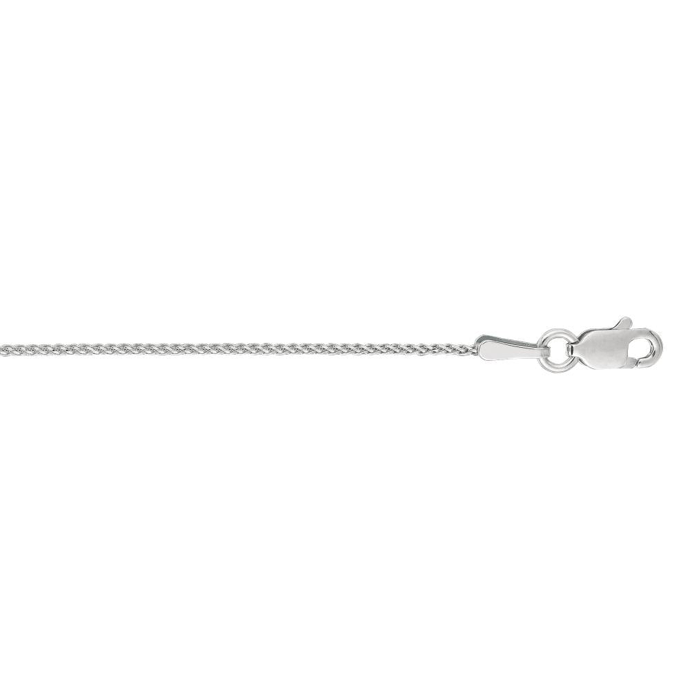 14K Gold 1mm Diamond Cut Round Wheat Chain Necklace for Women - Dainty Layering Jewelry for Everyday Wear & Special Occasions