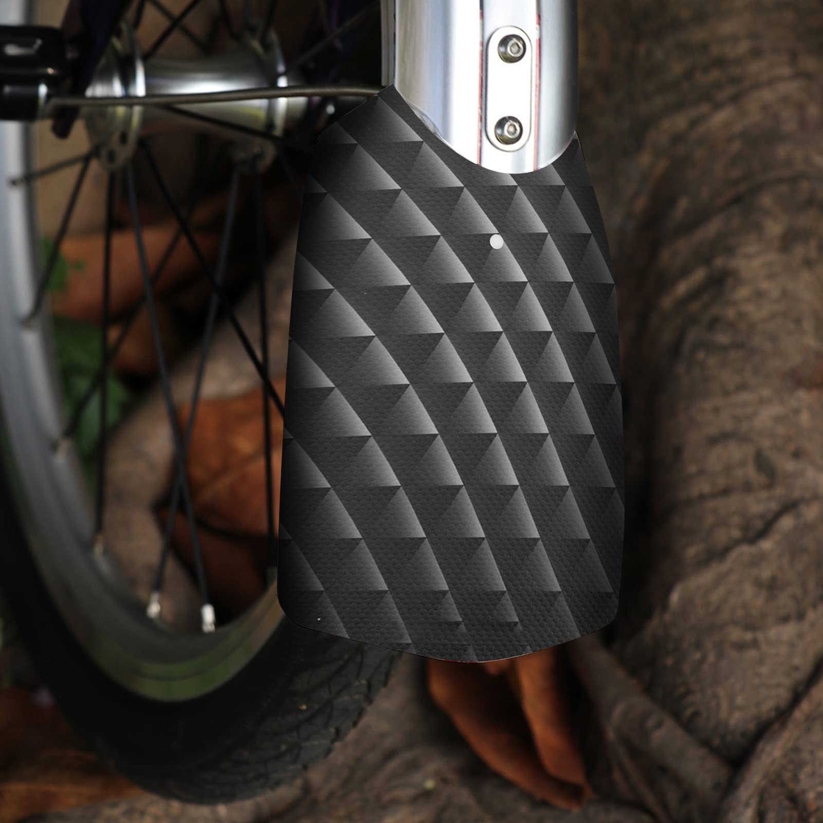 Personalized Pattern Bike Fenders - Front Mudguard for Brompton Folding Bikes | Waterproof Bicycle Fenders for Commuting & Urban Cycling | Durable Bike Accessories for Rainy Weather Protection
