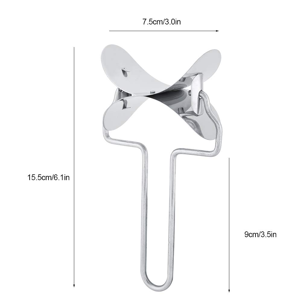 2 Pack Stainless Steel Dumpling Cutters - Professional Dumpling Wrapper & Dough Press Tool for Home Kitchen, Perfect for Making Chinese Dumplings, Wontons, Pierogies & More (Ideal for Cooking Enthusiasts & Asian Cuisine Lovers)