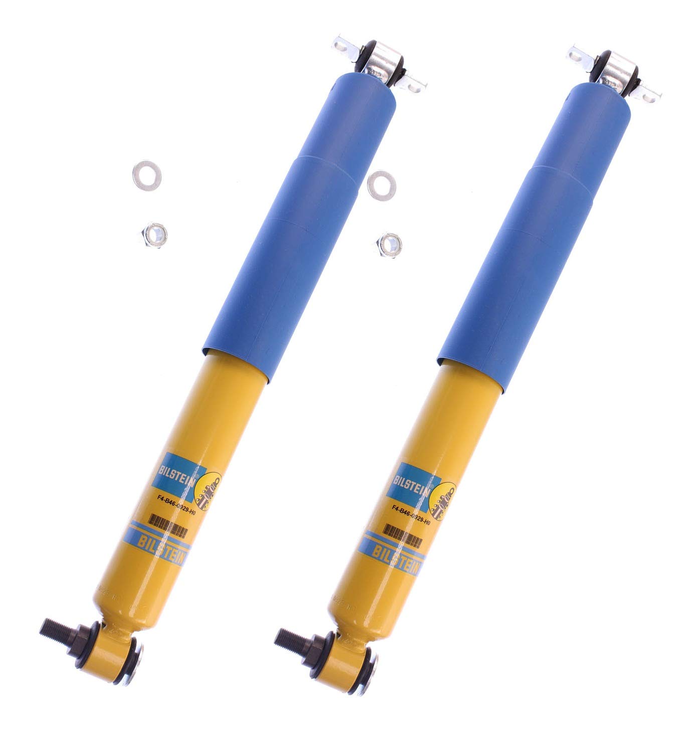 Bilstein B6 Performance Rear Shock Absorbers - Pair Set of 2 for Buick Chevy Pontiac | Heavy-Duty Suspension Upgrade for Smooth Ride & Better Handling | Perfect for Daily Commuting, Off-Roading & Towing
