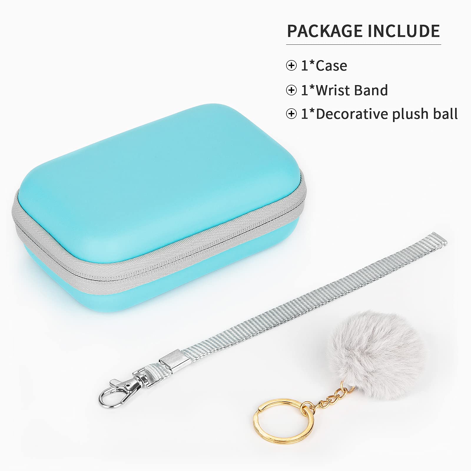 Protective Hard Travel Case for Canon Ivy Mini Photo Printer & CLIQ 2+2 Instant Camera - Durable Blue Cover | Perfect for Vacation, Road Trips & Photo Storage