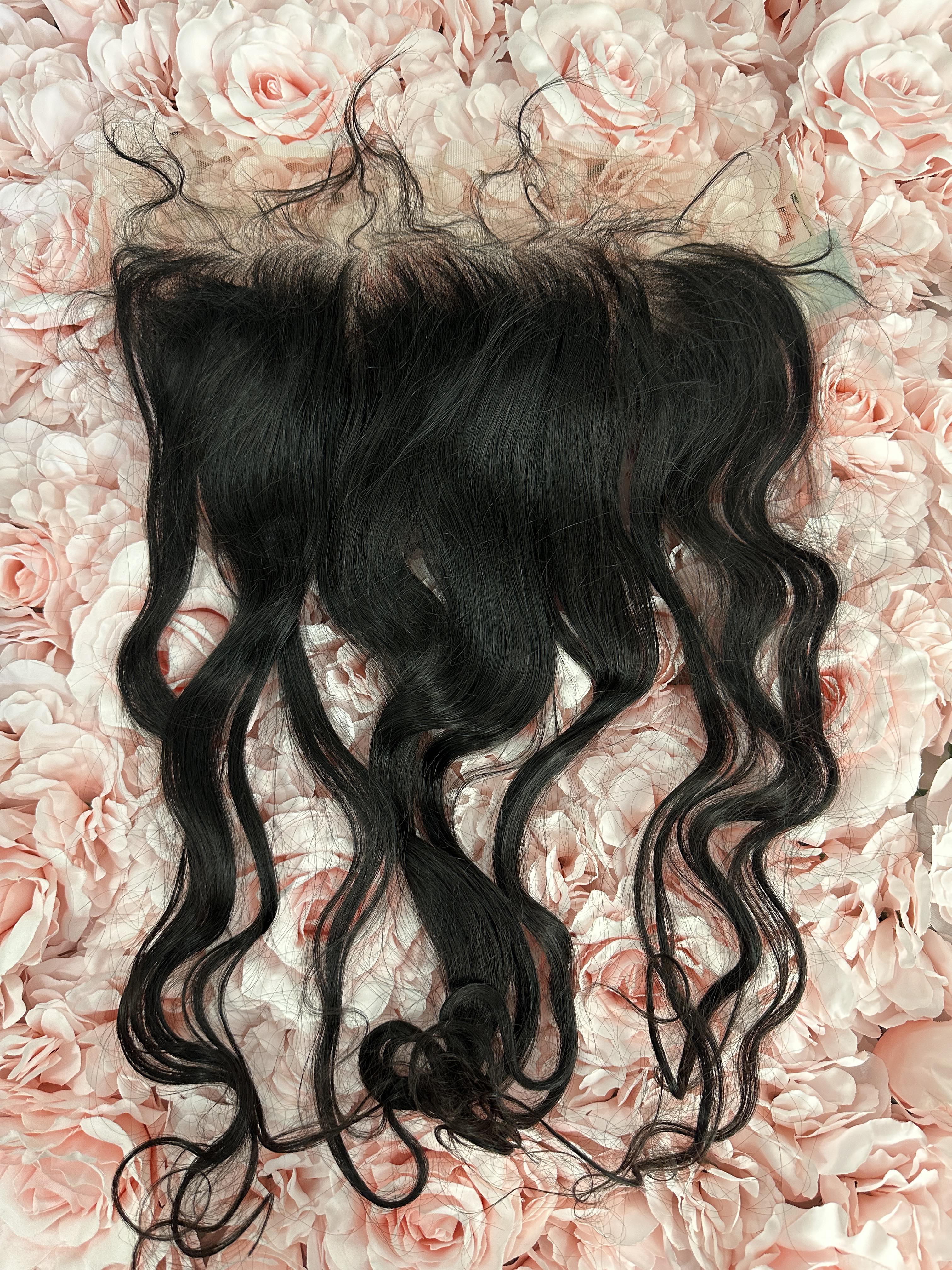 13x4 Raw Indian Transparent Lace Frontals - 100% Human Hair Wigs for Black Women | Natural Hairline & Undetectable Lace | Perfect for Daily Wear, Special Occasions & Protective Styling