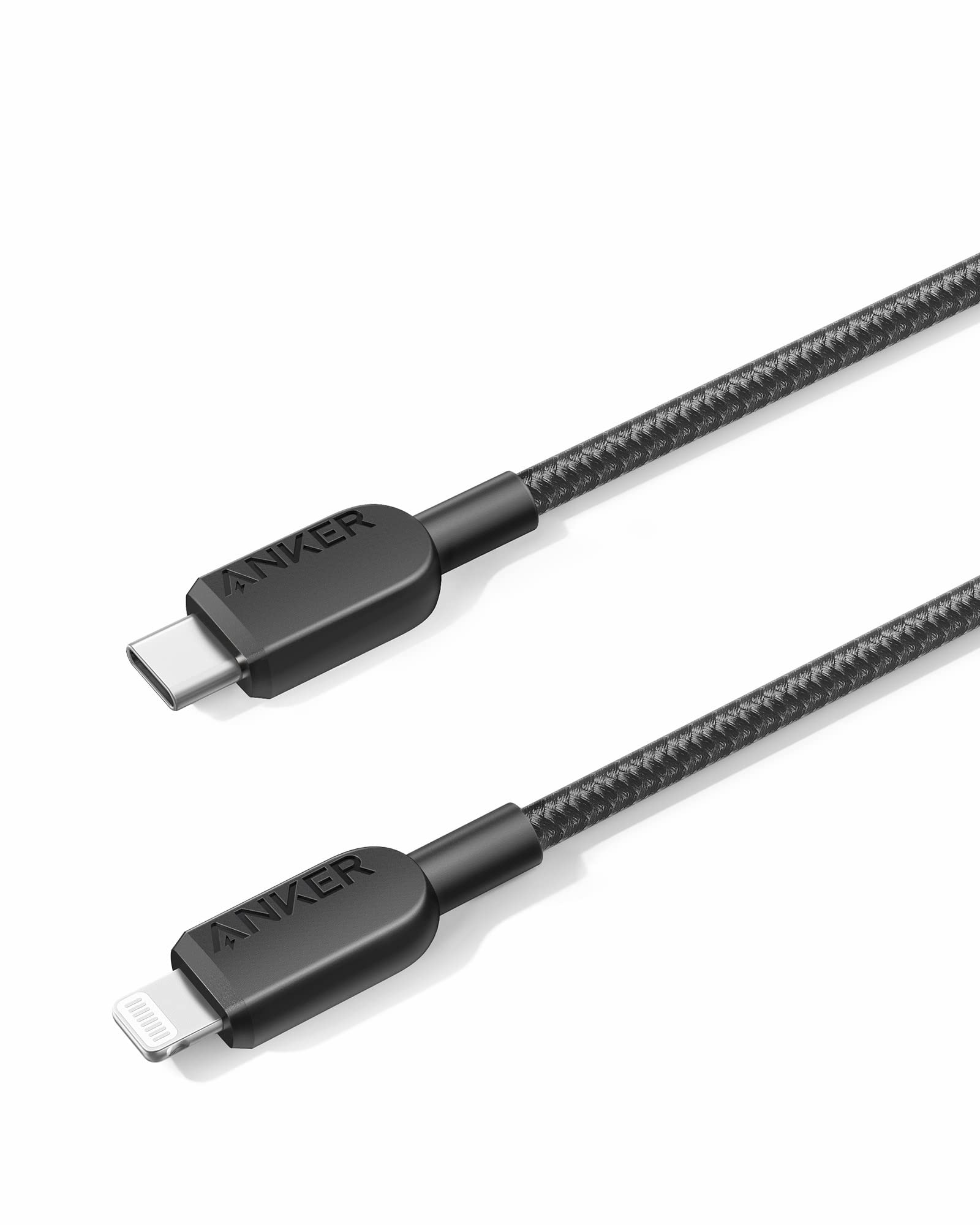 Anker 310 USB C to Lightning Cable (3FT, Black) - MFi Certified Fast Charging Cable for iPhone 14/13/12/11/X/8 & More - Perfect for Home, Office & Travel (Charger Not Included)