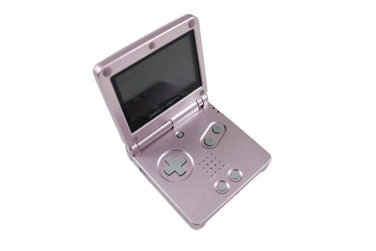 Original Game Boy Advance SP Pearl Pink AGS-101 Handheld Console - Retro Gaming, Travel Entertainment & Collector's Item for Nintendo Fans