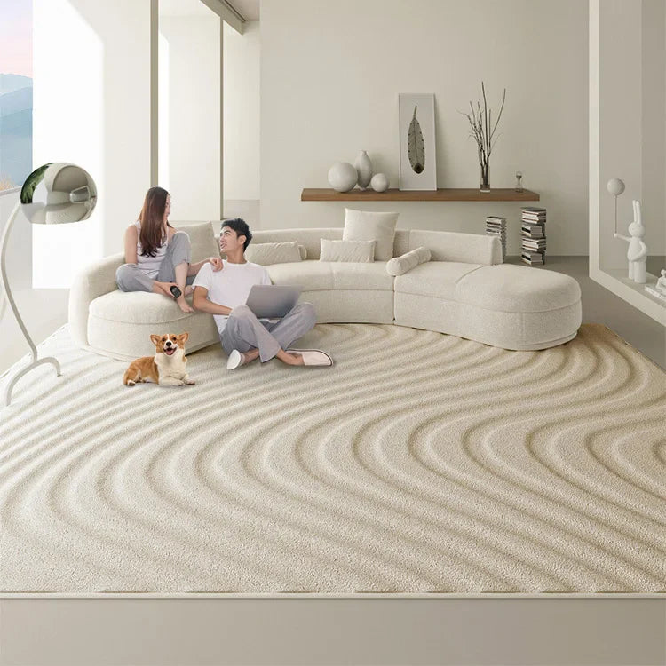 Sand Dunes 3D Diatom Silk Rug - Modern Bathroom & Kitchen Mat, Non-Slip Quick-Dry Floor Mat for Home Decor, Perfect for Bath, Shower, and Entryway