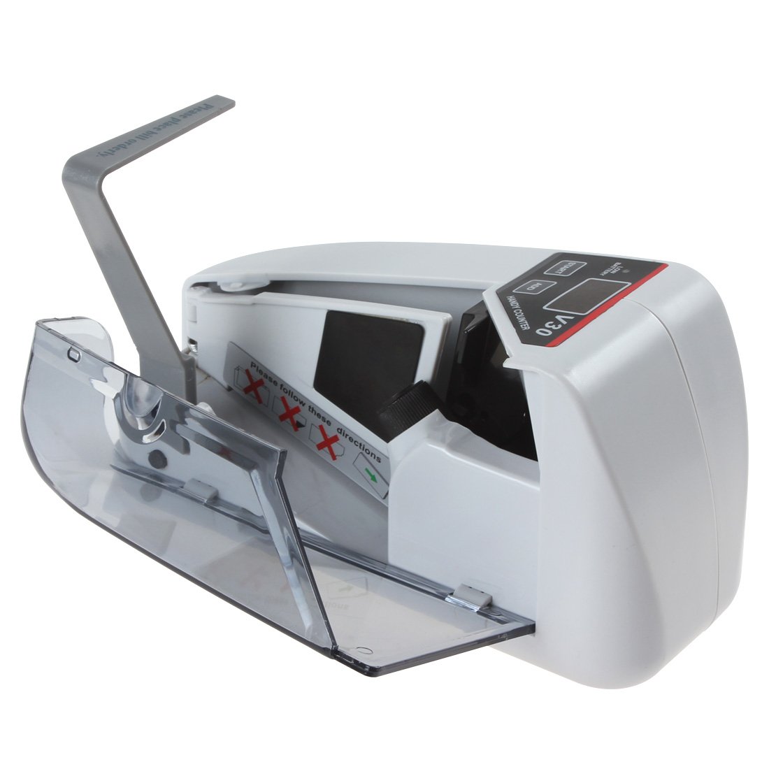 OriGlam YBC-V30 Mini Portable Money Counter Machine - Fast & Accurate Bill Counting for Cash, Currency, Banknotes - Perfect for Small Businesses, Retail Stores, Banks & Home Use