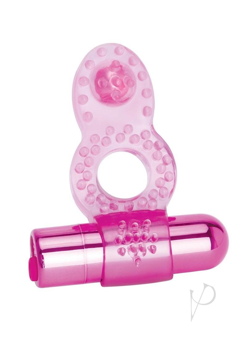 Bodywand Deluxe Rechargeable Silicone Orgasm Enhancer Ring for Women - Pink | G-Spot & Clitoral Stimulation | Perfect for Couples Play & Solo Pleasure