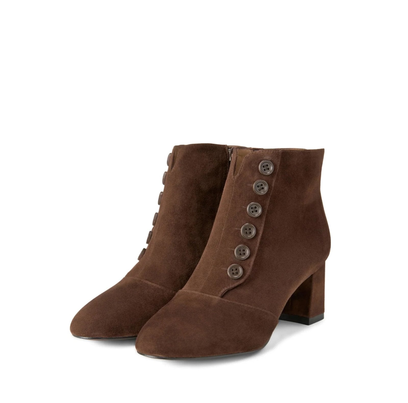 Constance Suede Brown Women's Boots - Comfortable & Stylish Ankle Boots for Fall & Winter Fashion | Perfect for Casual Outfits, Office Wear & Date Nights