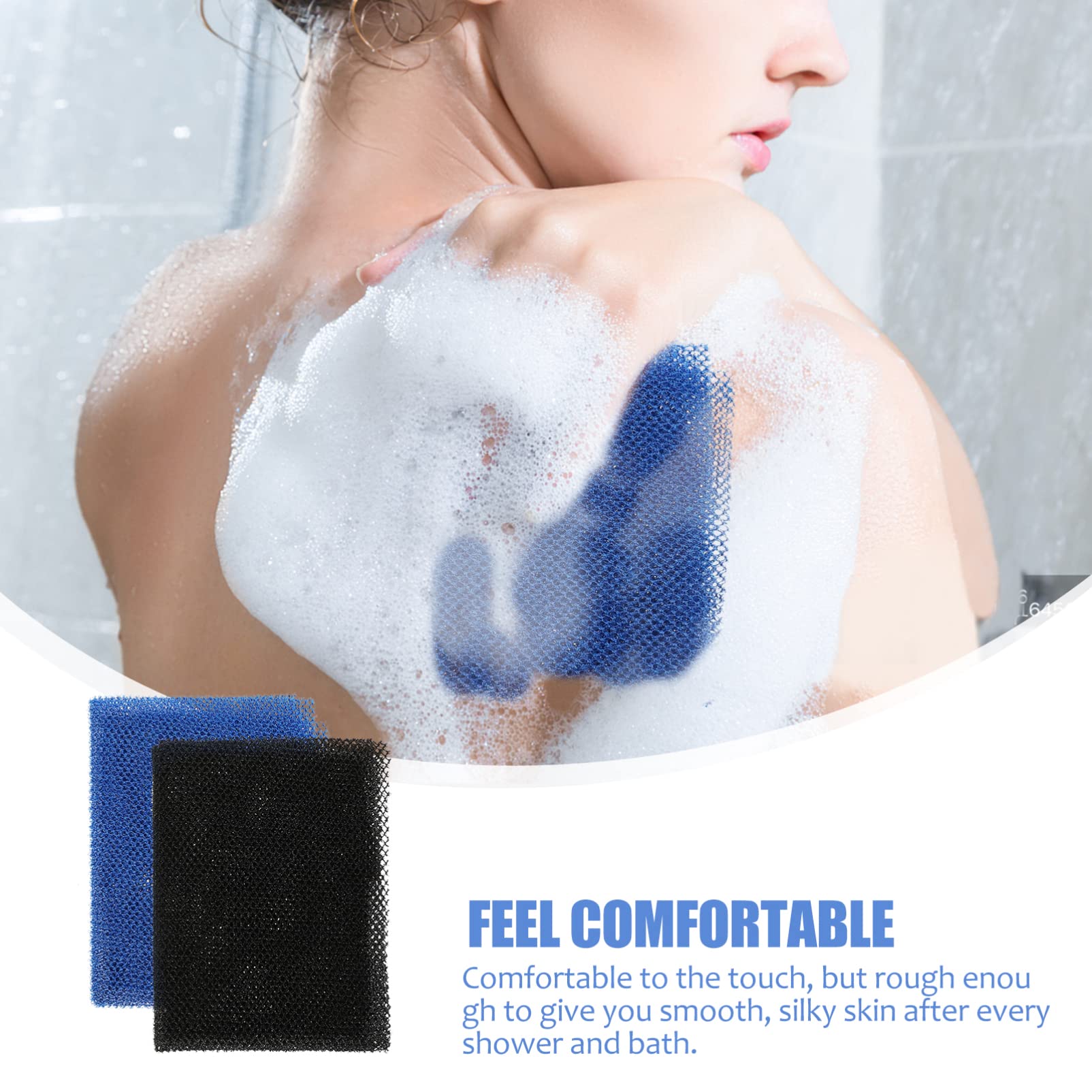 Ciieeo African Net Sponge 2-Pack - Exfoliating Bath & Shower Scrubber for Smooth Skin - Perfect for Deep Cleansing & Body Polishing - Ideal for Spa, Home & Travel Use