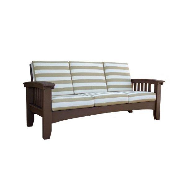 Hershy Way Mission Sofa C2De79 - Modern Comfortable Sectional Couch for Living Room, Lounge & Family Room - Perfect for Relaxing, Entertaining & Movie Nights