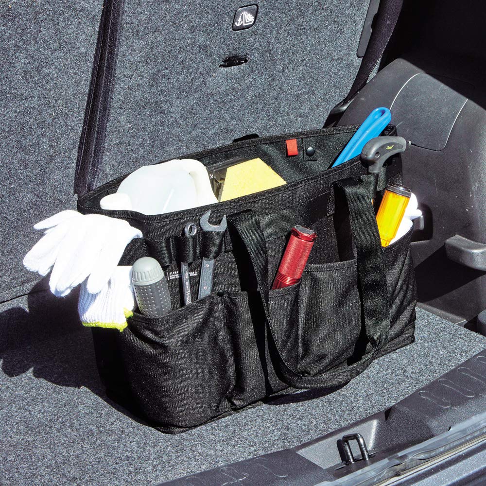 LIHIT LAB Durable Multi-Pocket Tool Bag for Electricians, Plumbers & DIY - Perfect for Organizing Tools On-The-Go | Workshop, Construction Site & Home Repair Use