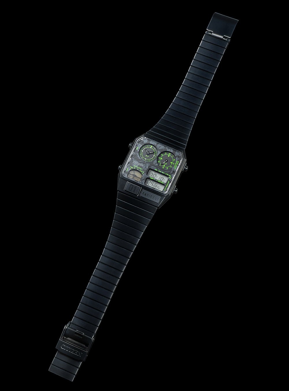 EVANGELION × CITIZEN × RADIO EVA ANA DIGI-TEMP Limited Edition Watch - Japan Movement - Perfect for Anime Fans & Collectors - Great for Cosplay, Gift Giving & Evangelion Merchandise Collection