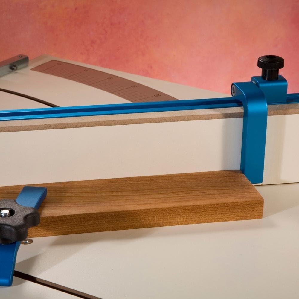Rockler Precision Crosscut Sled for Table Saw with Large Protractor & Adjustable 90° Stop - 1/20 Graduations for Accurate Woodworking - Perfect for Cabinet Making, Furniture Building, and DIY Projects