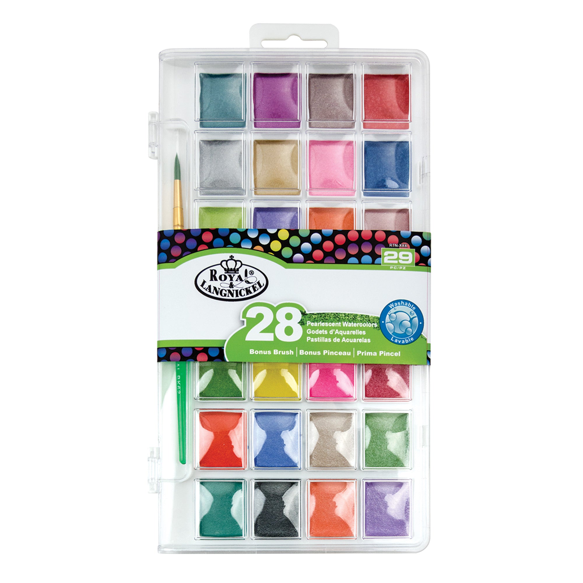 29-Piece Pearlescent Watercolor Cake Decorating Set - Perfect for Birthday Cakes, Wedding Cakes & DIY Baking Projects