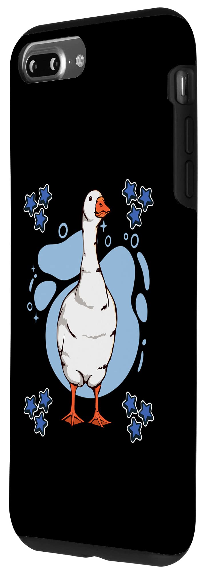 Premium iPhone 7 Plus/8 Plus Case - Goose Blue Design with Cute Bird Pattern | Durable Protection for Everyday Use, Outdoor Activities & Travel