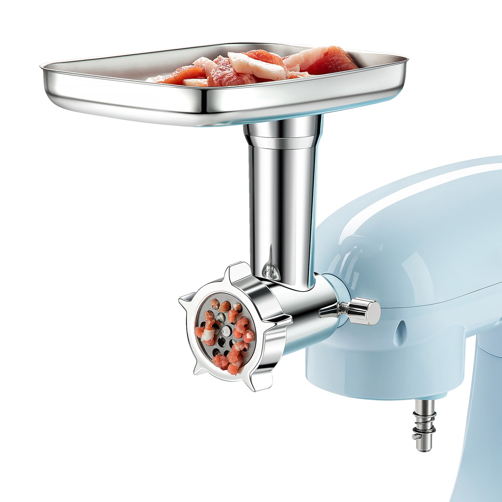 Electric Meat Grinder Attachment for KitchenAid Stand Mixer - Stainless Steel Food Grinder for Fresh Ground Beef, Sausage & More - Perfect for Home Cooking & Meal Prep