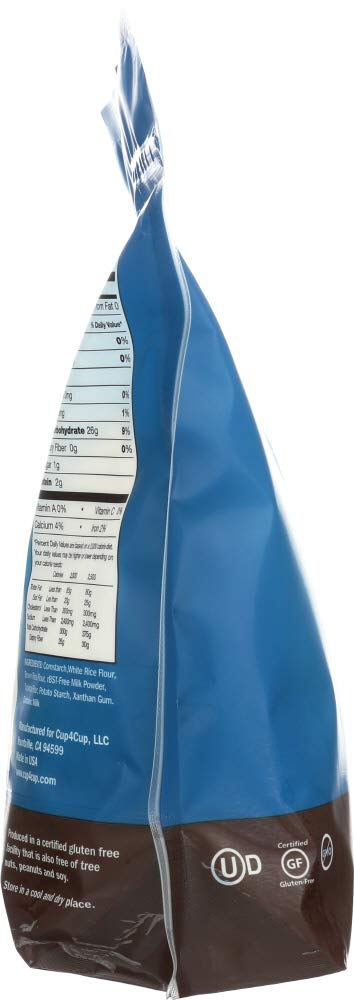 Cup4Cup Gluten-Free Flour 48 oz (Pack of 4) - Premium Baking Flour for Cakes, Cookies & Bread - Perfect for Celiac & Gluten-Free Diets