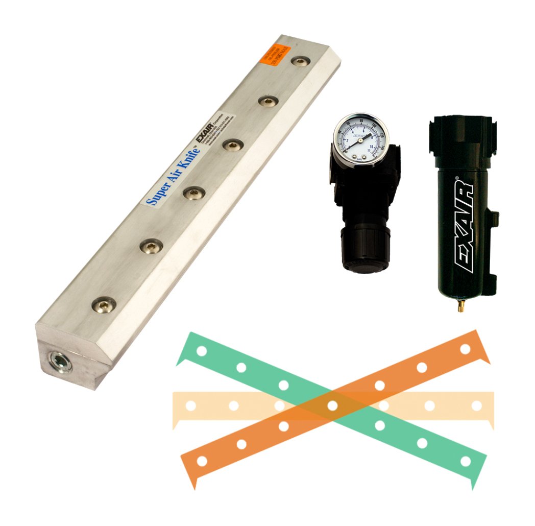 Super Air Knife Kit - High Efficiency Industrial Air Blower for Drying, Cooling & Cleaning | Perfect for Manufacturing, Automotive & Food Processing