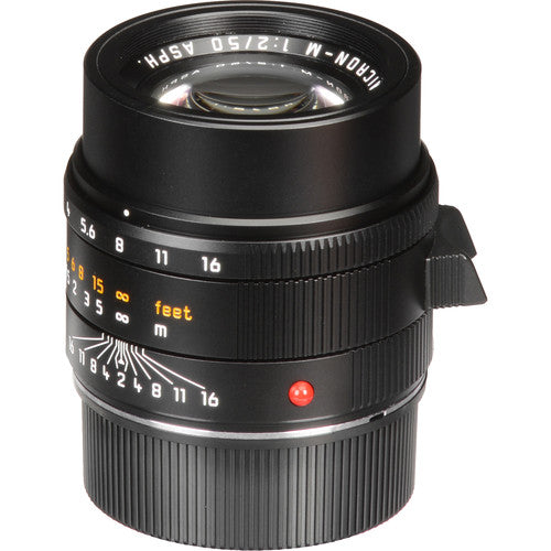 Leica APO Summicron M 50mm f/2 ASPH. Lens (Black) - Premium Compact Rangefinder Lens for Street & Portrait Photography