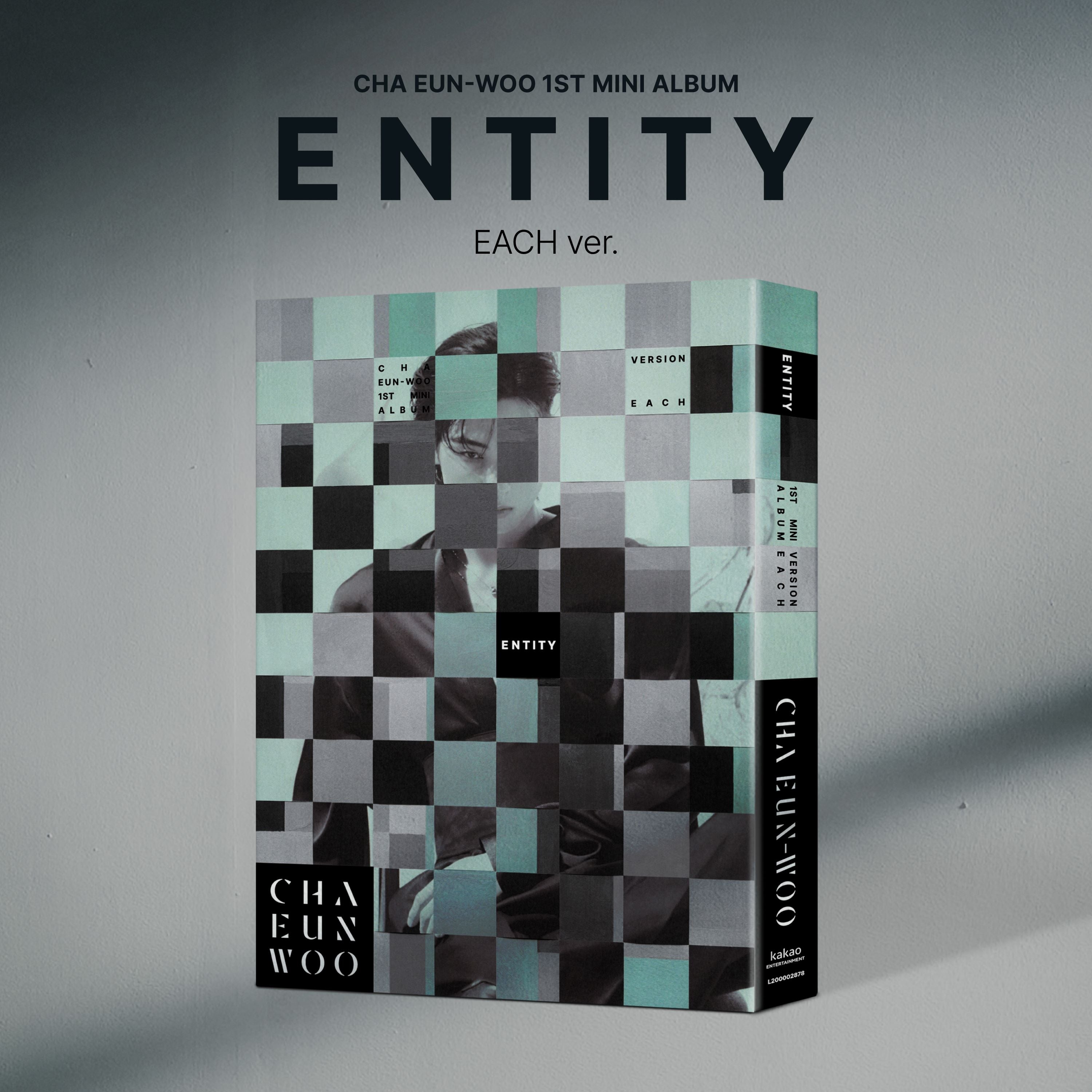 CHA EUN WOO 1ST MINI ALBUM 'ENTITY' - K-Pop CD + Photobook + Poster - Perfect for K-Pop Fans & Collectors | Great Gift for Birthdays & Special Occasions