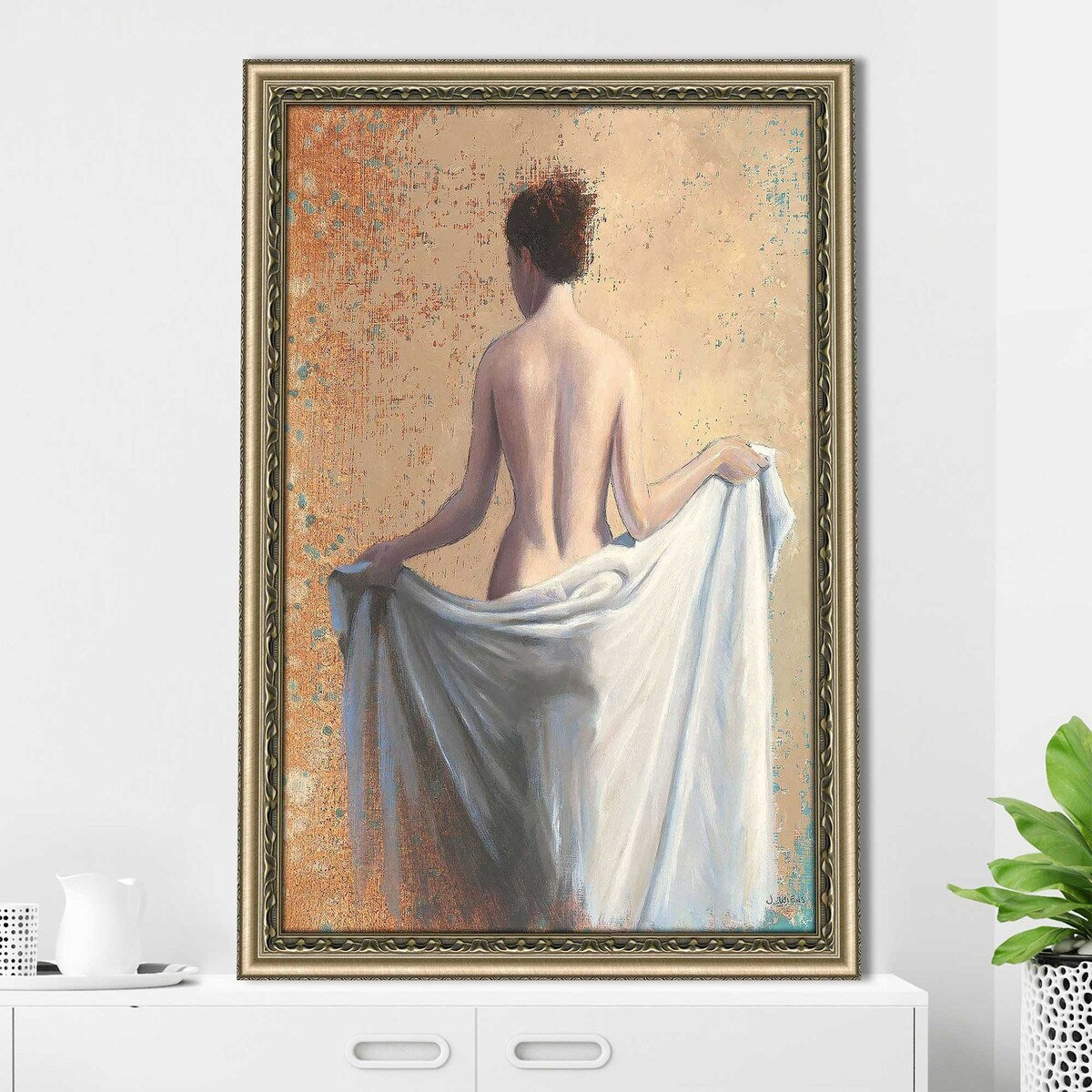James Wiens Aftethe Bath Coral Print on Acrylic - Stunning Wall Art for Bathroom, Living Room & Bedroom Decor