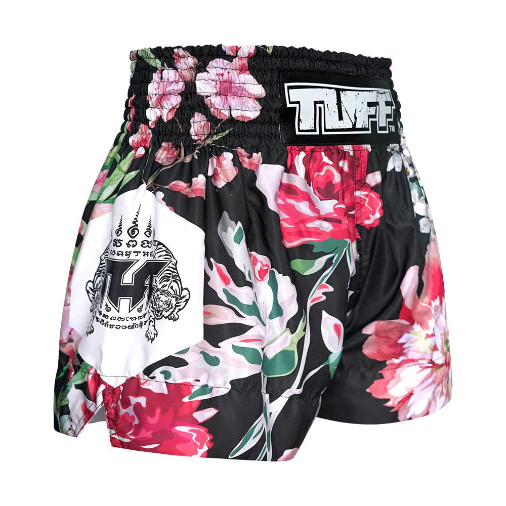 Premium Tuff Sport Muay Thai Shorts - Authentic Traditional Boxing Shorts for MMA, Kickboxing & Intense Workouts | Ideal for Training, Competition & Martial Arts Practice