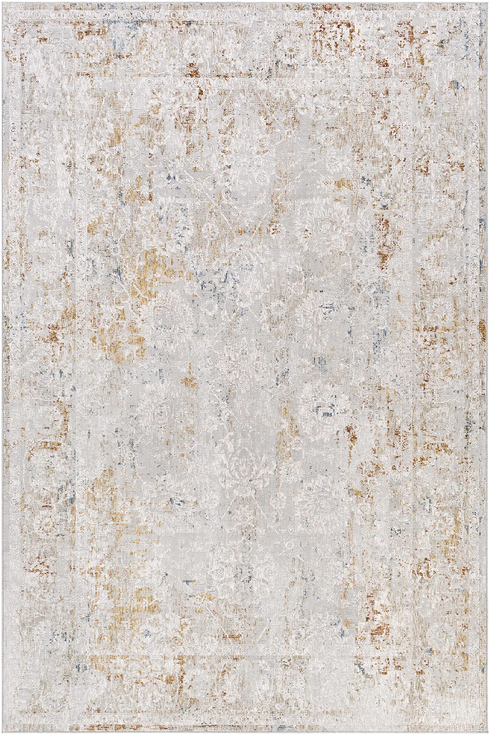 Hauteloom Burkittsville Traditional Area Rug - Blue, Brown, Red - 7'10