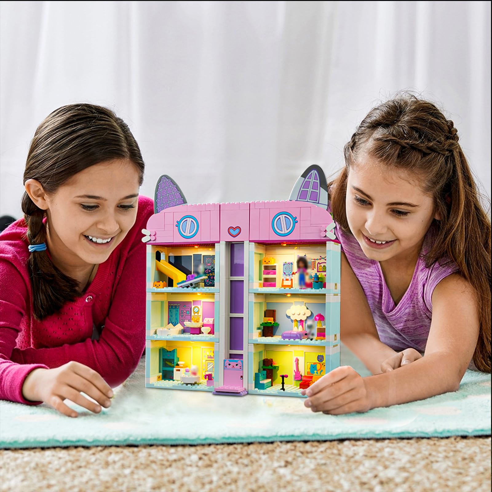 CoolDAC LED Light Kit for Lego 10788 Gabby's Dollhouse Toy Set (Lights Only, No Models) - Creative Decorative Lighting Compatible with Lego Gabby's Dollhouse | Perfect for DIY Room Decor, Birthday Gifts & Enhancing Playtime Experience