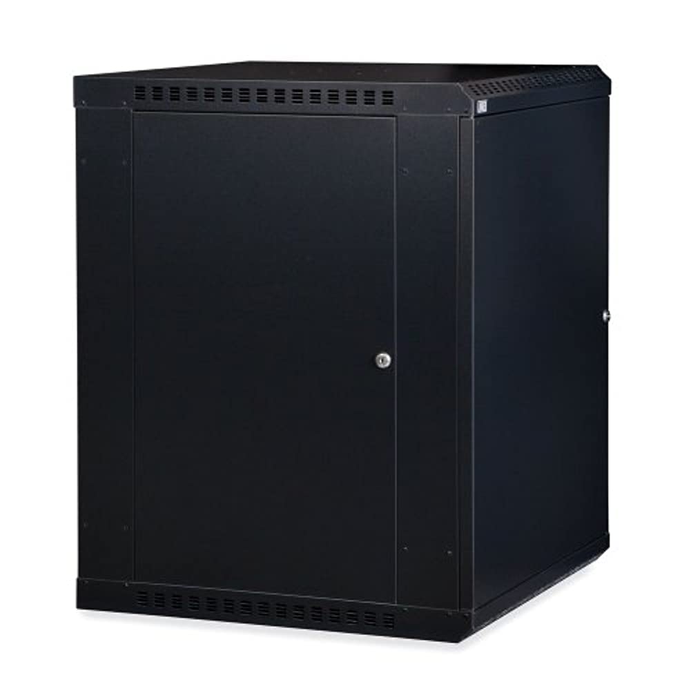 15U Wall Mount Cabinet with Solid Door - Ideal for Network & Server Rooms