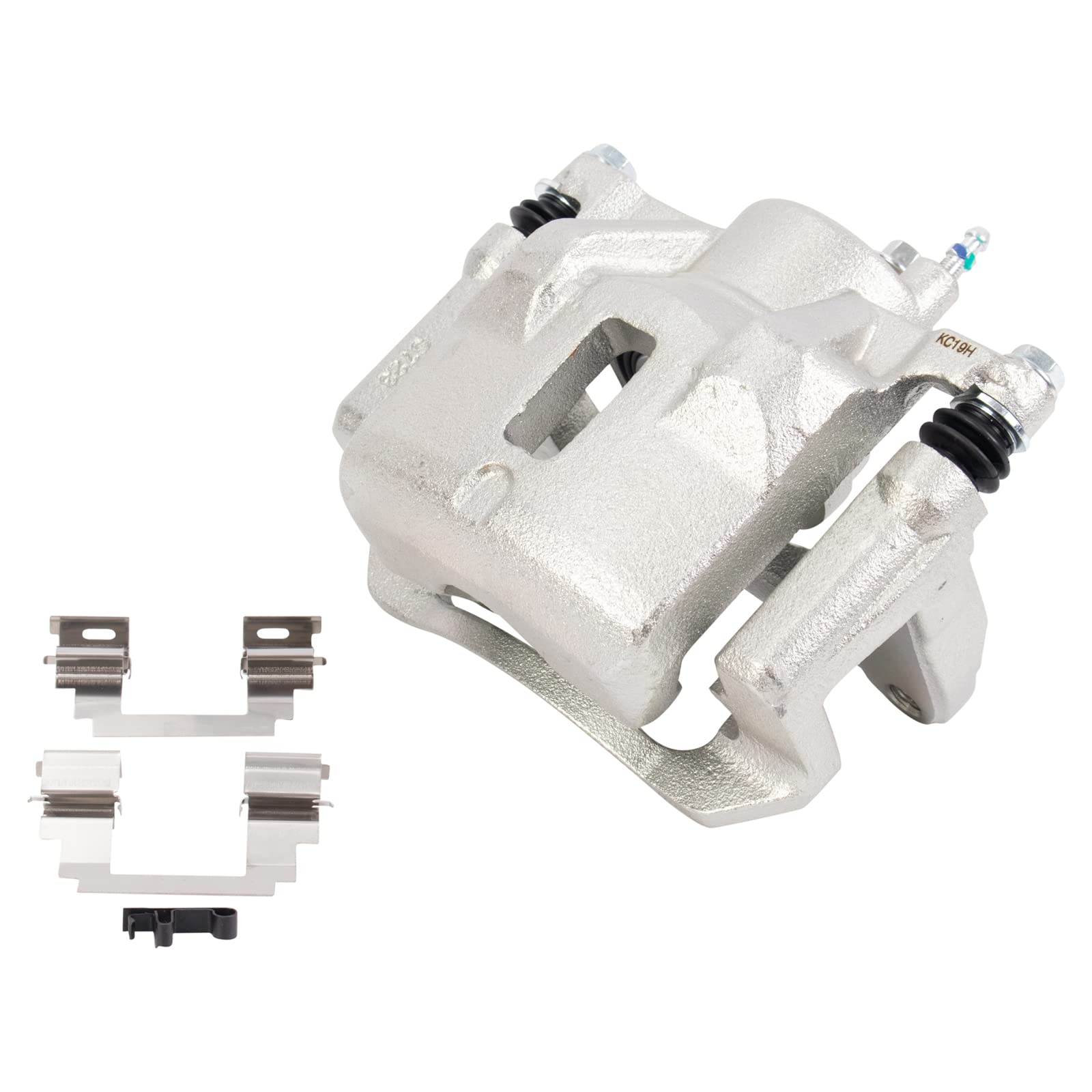 TRQ Front Performance Brake Pad & Rotor Kit - Ceramic Premium G-Coated Brake Caliper Set for 2003-2008 Pontiac Vibe, Toyota Corolla & Matrix | Smooth Stopping Power for City Driving & Highway Commutes