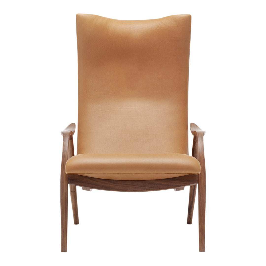 FH429 Signature Chair - Modern Accent Chair for Living Room, Bedroom & Office - Stylish Upholstered Armchair with Wooden Legs - Perfect for Reading, Relaxing & Decorating Your Home