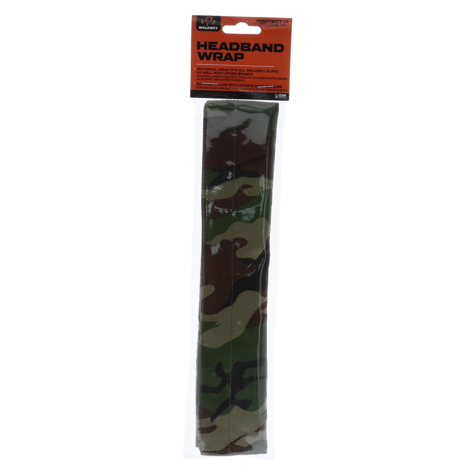 Walker's Shooting Earmuff Headband Wrap - Universal Breathable Hearing Protection Cover with Hook & Loop Closure for Shooting Range, Hunting & Outdoor Sports