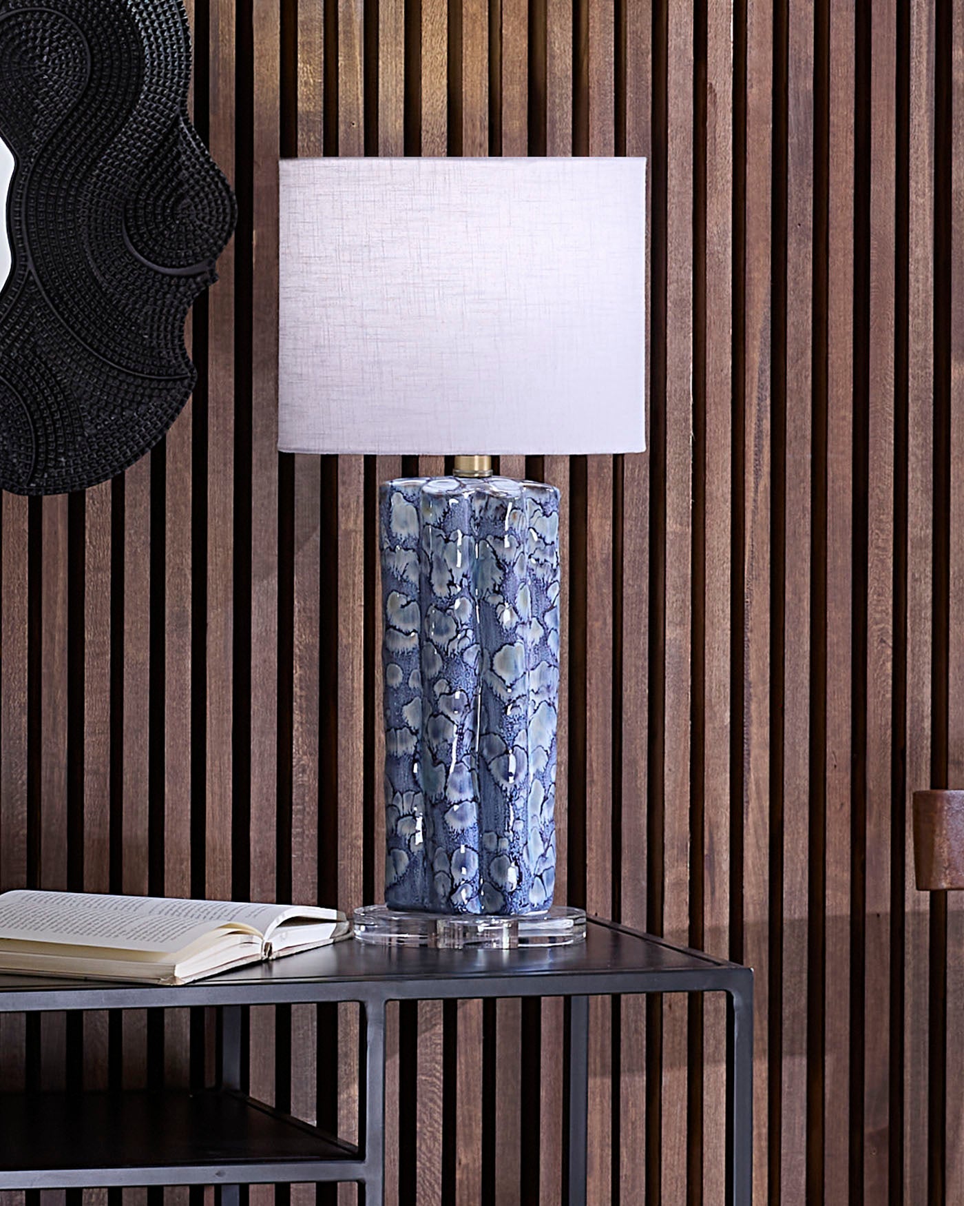 Flurry Table Lamp - Modern LED Nightstand Lamp with USB Port, Touch Control & Adjustable Brightness for Bedroom, Living Room, Office - Perfect for Reading, Relaxing & Decor