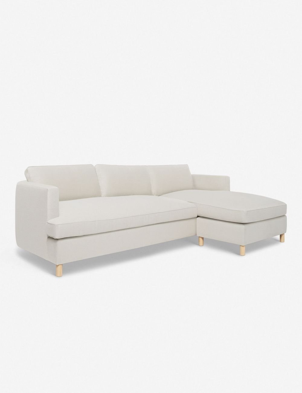 Belton Sectional Sofa by Ginny Macdonald - Modern L-Shaped Couch for Living Room, Family Room & Lounge | Comfortable Fabric Upholstery