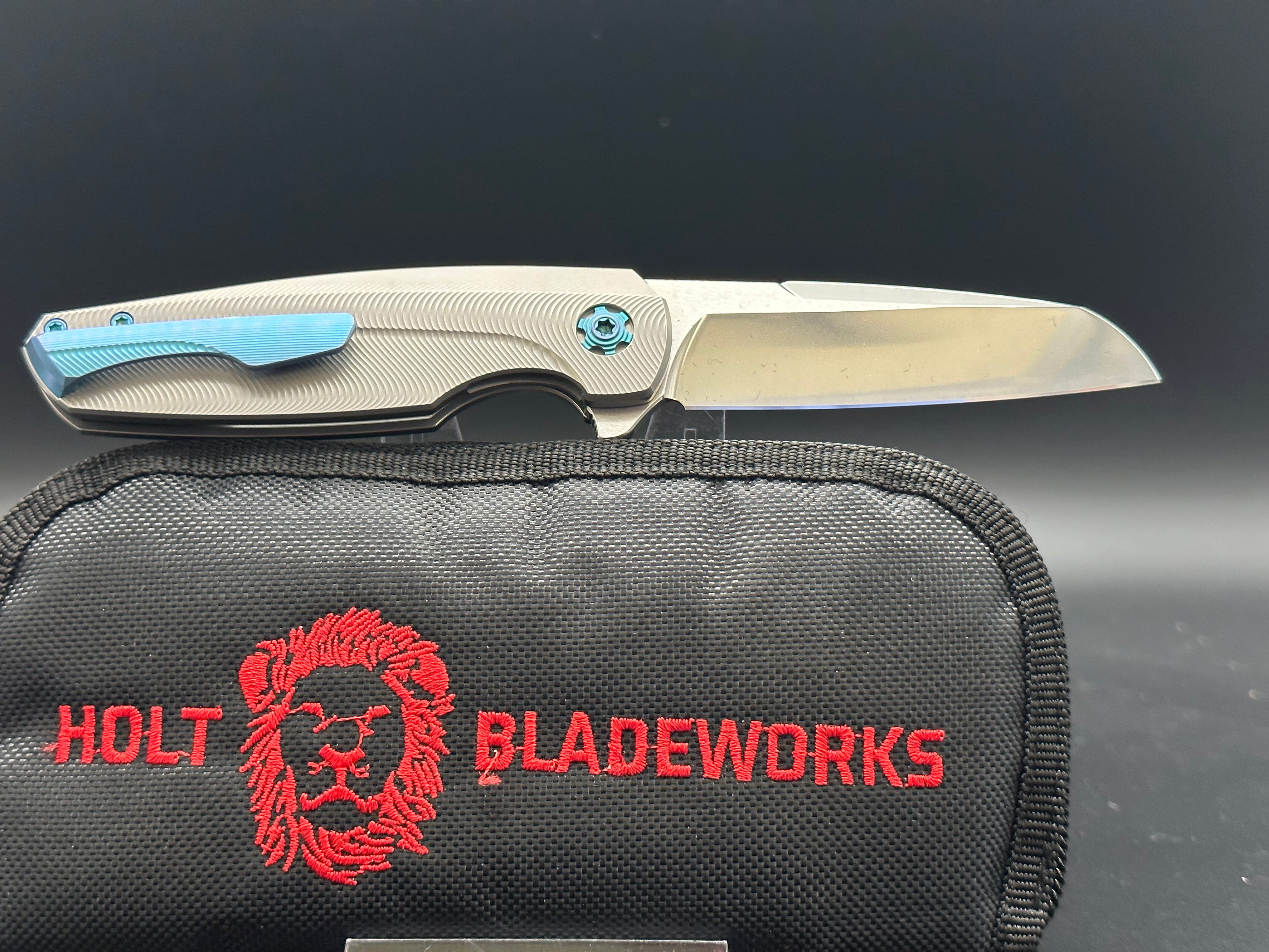 Holt Bladeworks Haptic #762 - Premium Titanium Folding Knife for EDC, Outdoor & Tactical Use | Best Pocket Knife for Camping, Hiking & Survival Gear
