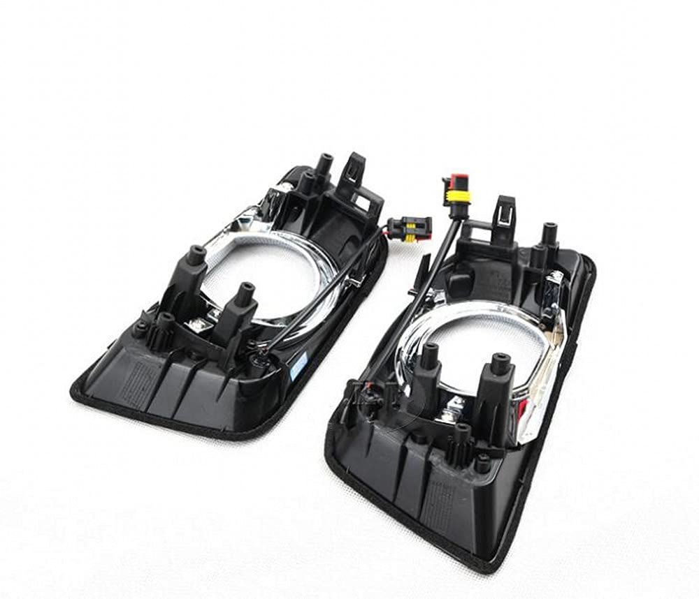 2PCS White LED Daytime Running Lights (DRL) Replacement for Toyota Hilux REVO 2015-2016 - Bright Durable Car Accessories for Enhanced Visibility & Safety During Daytime Driving