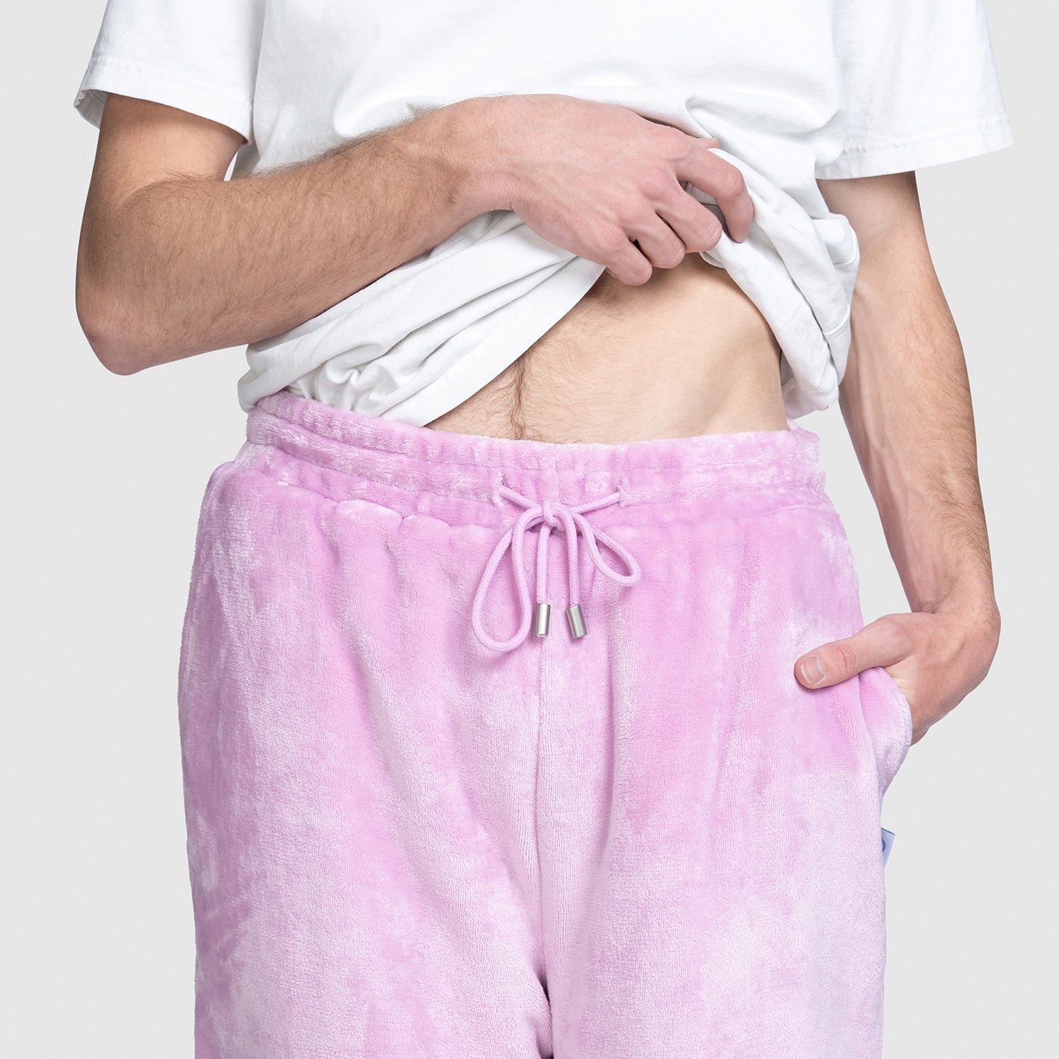 Cozy Musk Pink Oodie Pants for Women - Soft Fleece Lounge Pants with Pockets - Perfect for Relaxing at Home, Lounging & Sleeping