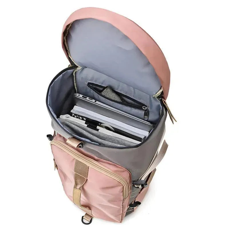 Versatile Fitness Backpack for Gym, Workout & Travel - Durable Waterproof Sports Bag with Shoe Compartment & USB Charging Port | Perfect for Crossfit, Hiking & Daily Commute